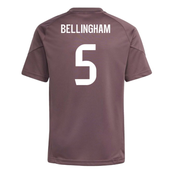 2025-2026 Real Madrid Training Jersey (Shadow Fig) - Kids (Bellingham 5) — Buy Online
