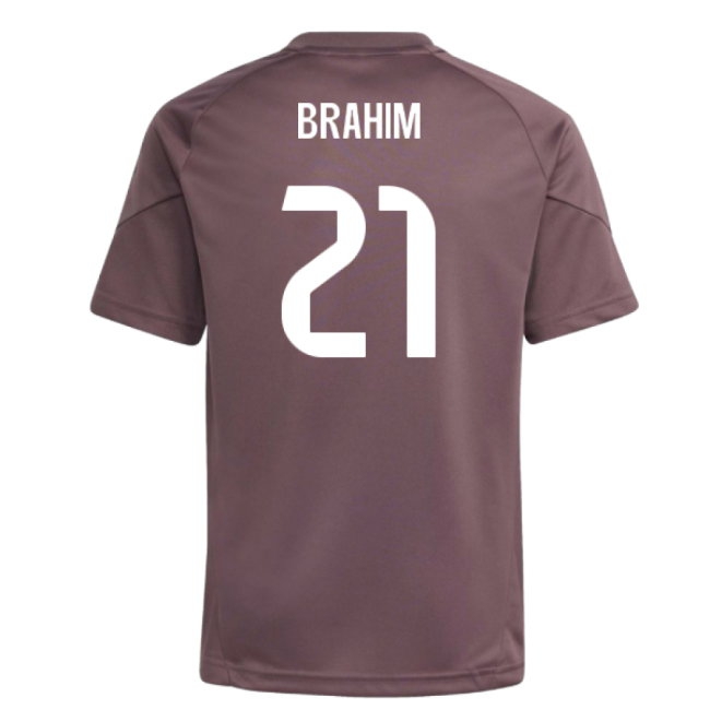 2025-2026 Real Madrid Training Jersey (Shadow Fig) - Kids (Brahim 21) — Shop Now