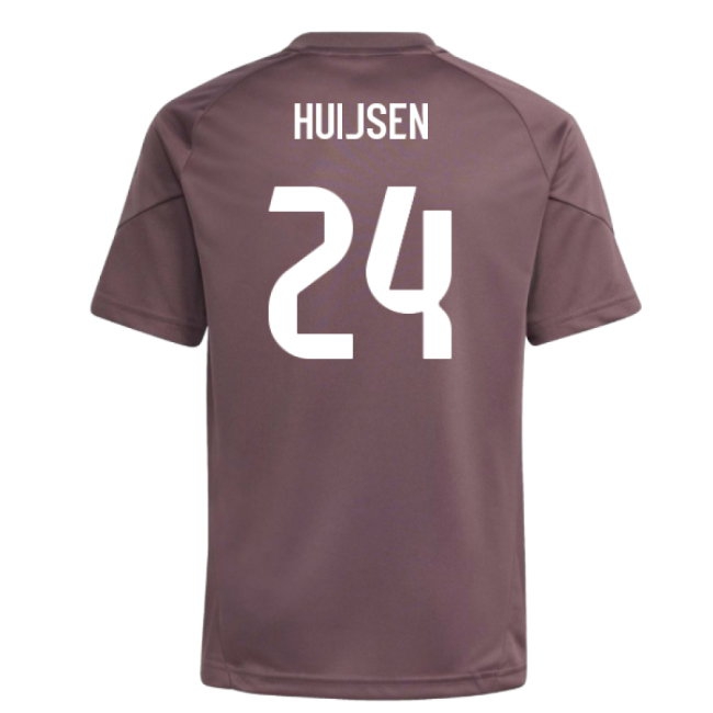 2025-2026 Real Madrid Training Jersey (Shadow Fig) - Kids (Huijsen 24) — Shop Online