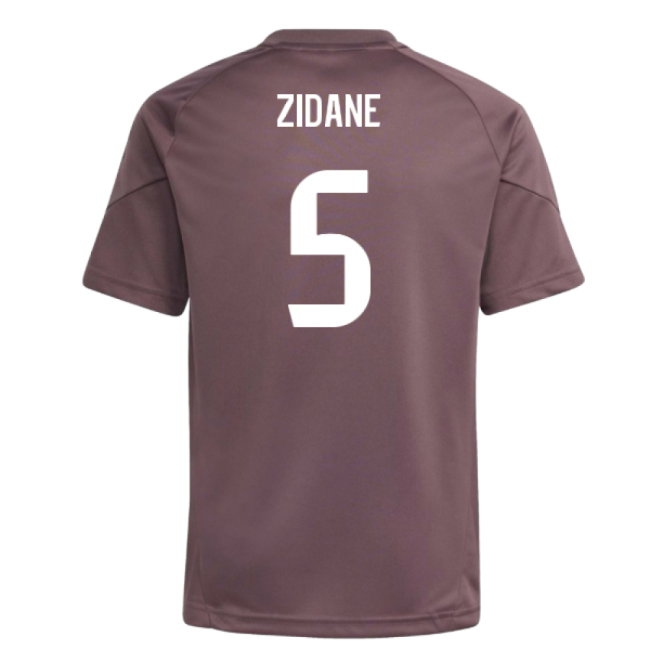 2025-2026 Real Madrid Training Jersey (Shadow Fig) - Kids (Zidane 5) — Shop Online