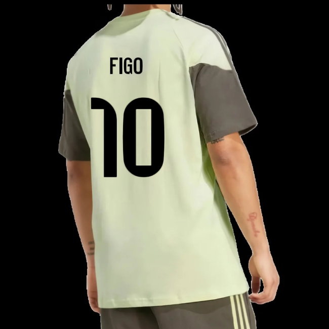 2025-2026 Real Madrid Training Tee (Almost Lime) (Figo 10) — Buy Now