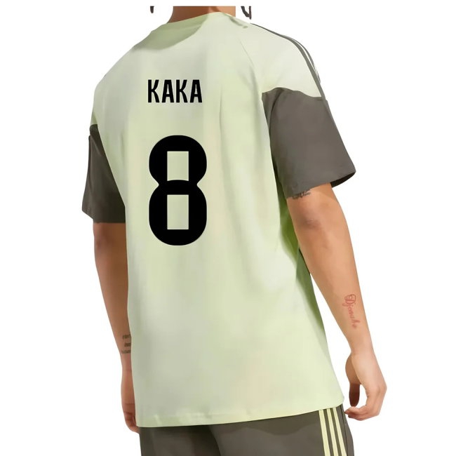 2025-2026 Real Madrid Training Tee (Almost Lime) (Kaka 8) — Shop Now