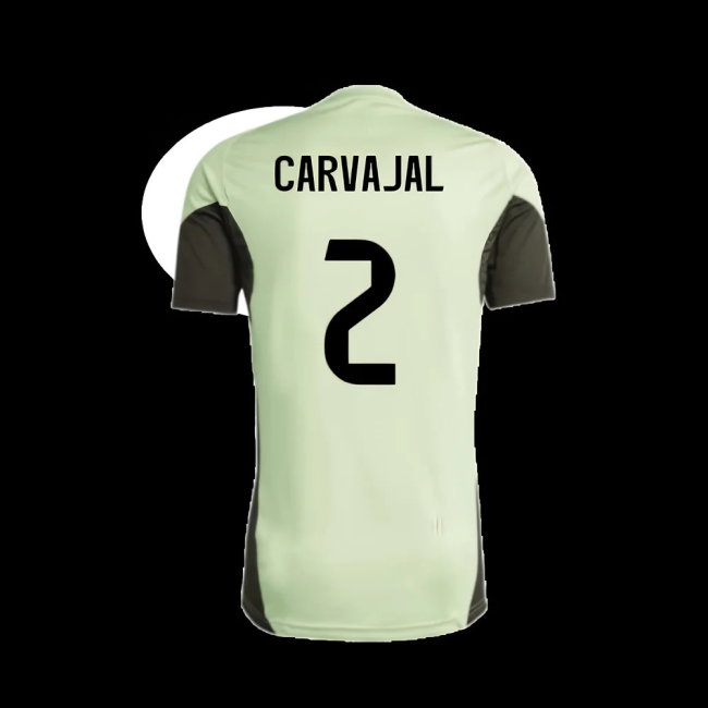 2025-2026 Real Madrid Training Tee (Almost Lime) - Kids (Carvajal 2) — Buy Now
