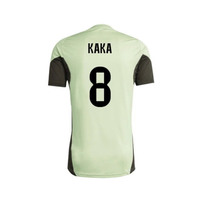 2025-2026 Real Madrid Training Tee (Almost Lime) - Kids (Kaka 8) — Shop Now