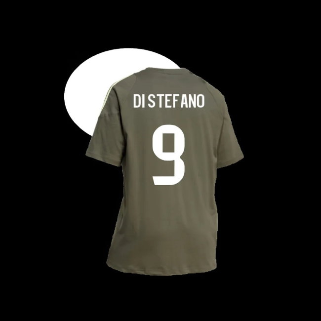 2025-2026 Real Madrid Training Tee (Utility Grey) (Di Stefano 9) — Buy Now