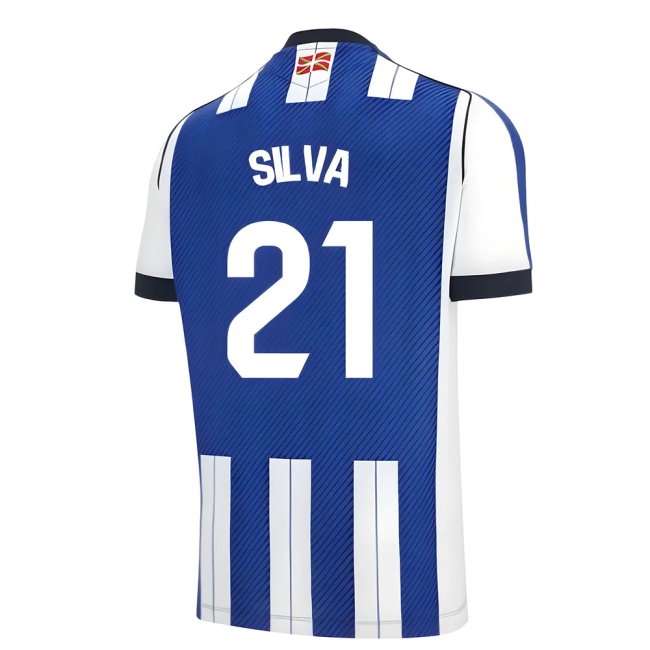 2025-2026 Real Sociedad Home Shirt (Silva 21) — Shop Online