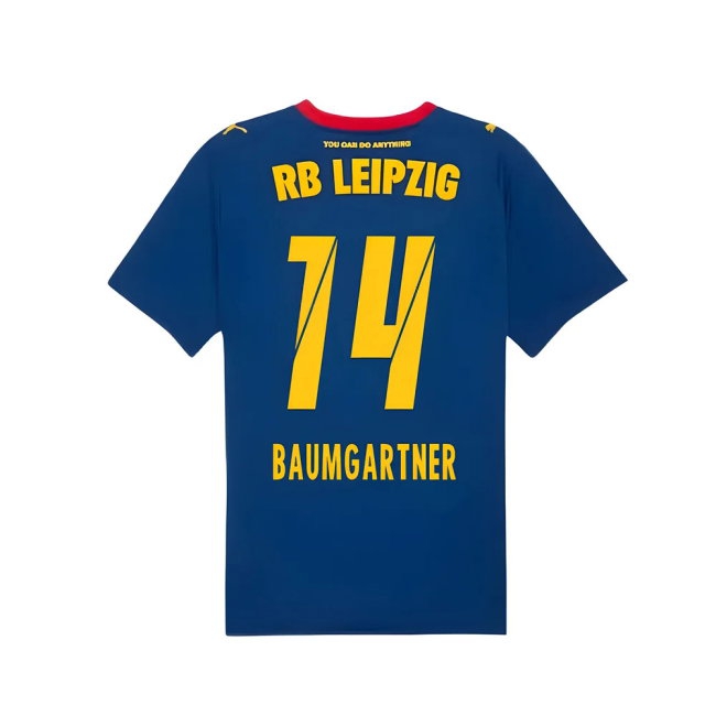 2025-2026 Red Bull Leipzig Away Shirt (Baumgartner 14) — Shop Now