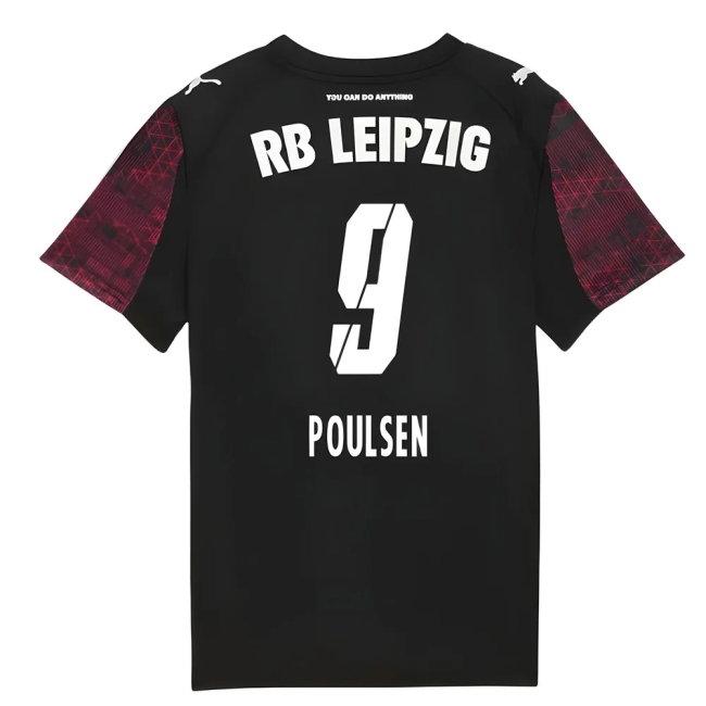 2025-2026 Red Bull Leipzig Third Shirt (Kids) (Poulsen 9) — Buy Now