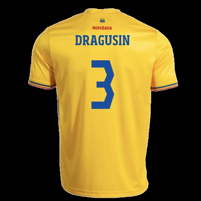 2025-2026 Romania Home Replica Shirt (Dragusin 3) — Buy Now