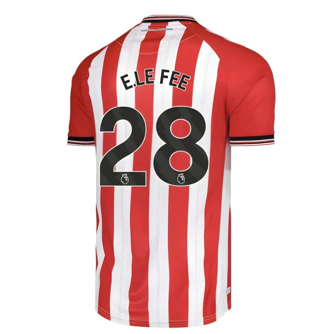 2025-2026 Sunderland Home Shirt (E.Le Fee 28) — Buy Online