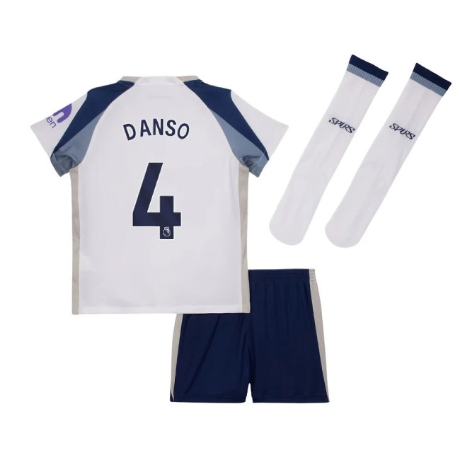 2025-2026 Tottenham Home Little Kids Mini Kit (Danso 4) — Buy Now