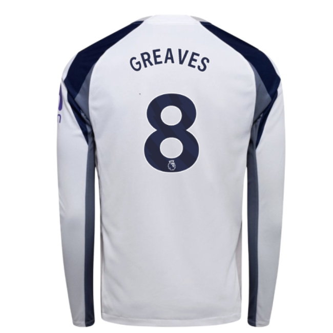 2025-2026 Tottenham Long Sleeve Home Shirt (Greaves 8) — Buy Now