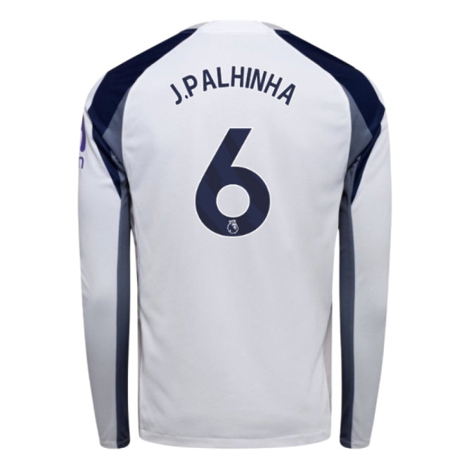 2025-2026 Tottenham Long Sleeve Home Shirt (J.Palhinha 6) — Shop Online