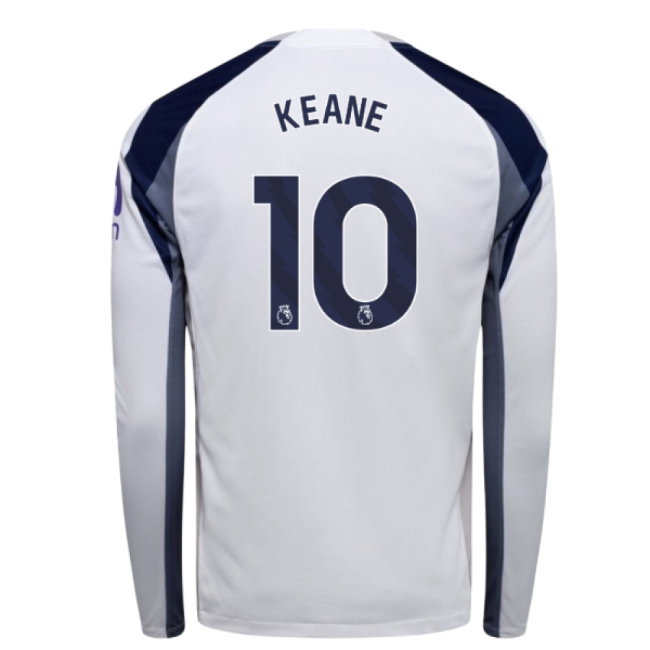 2025-2026 Tottenham Long Sleeve Home Shirt (Keane 10) — Shop Online