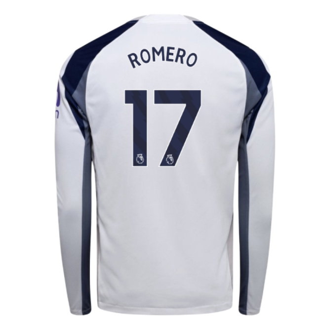 2025-2026 Tottenham Long Sleeve Home Shirt (Romero 17) — Shop Now