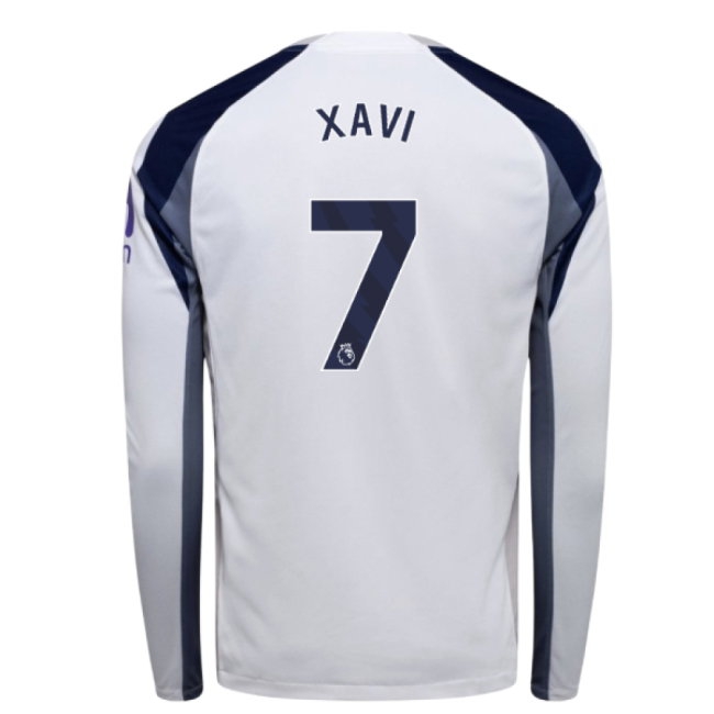 2025-2026 Tottenham Long Sleeve Home Shirt (Xavi 7) — Buy Now