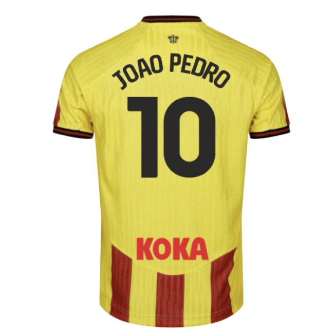 2025-2026 Watford Home Shirt (Joao Pedro 10) — Shop Now