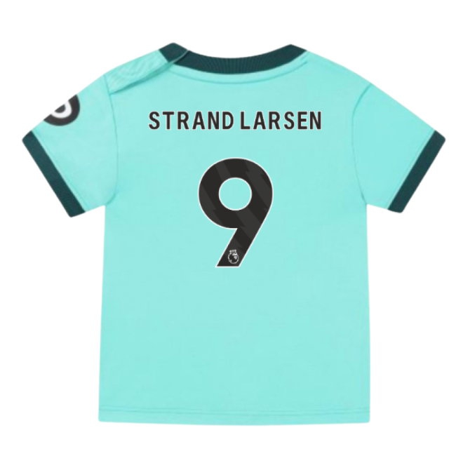 2025-2026 Wolves Away Baby Kit (Strand Larsen 9) — Buy Now