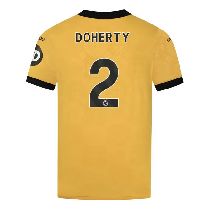 2025-2026 Wolves Home Shirt (Doherty 2) — Shop Online