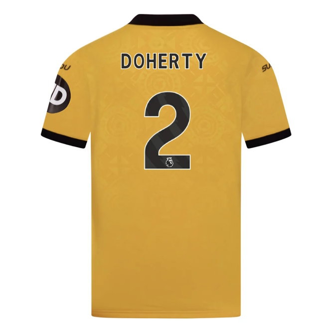 2025-2026 Wolves Home Shirt (Kids) (Doherty 2) — Shop Online