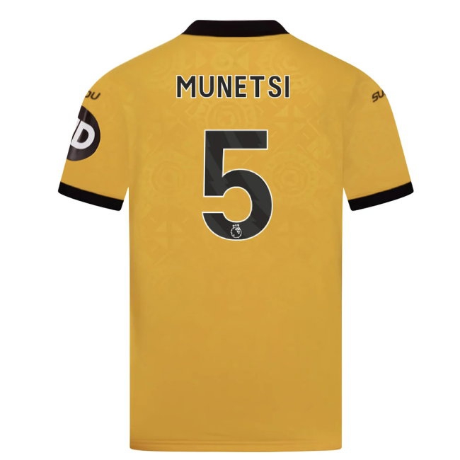 2025-2026 Wolves Home Shirt (Kids) (Munetsi 5) — Buy Online