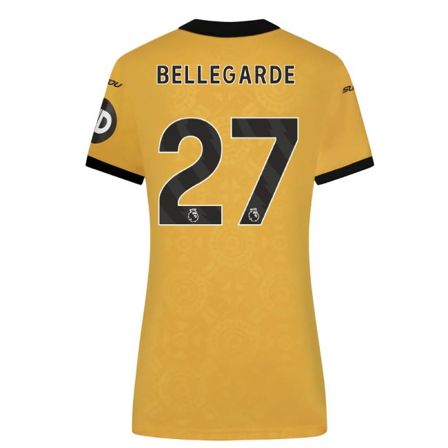 2025-2026 Wolves Home Shirt (Womens) (Bellegarde 27) — Shop Now
