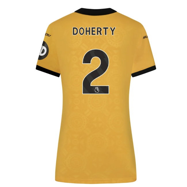 2025-2026 Wolves Home Shirt (Womens) (Doherty 2) — Shop Now
