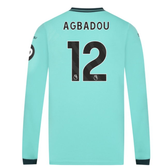 2025-2026 Wolves Long Sleeve Away Shirt (Agbadou 12) — Buy Online