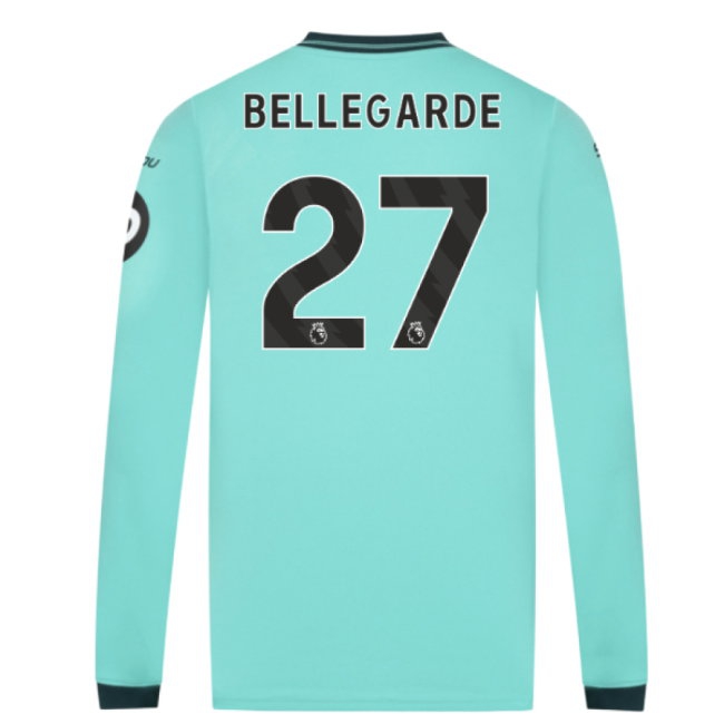 2025-2026 Wolves Long Sleeve Away Shirt (Bellegarde 27) — Shop Online