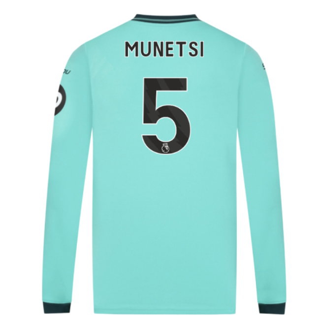 2025-2026 Wolves Long Sleeve Away Shirt (Munetsi 5) — Shop Online