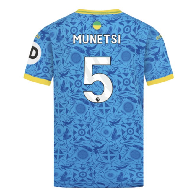 2025-2026 Wolves Third Shirt (Kids) (Munetsi 5) — Buy Online