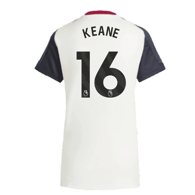 2025 Man Utd Training Jersey (Off White) - Womens (Keane 16) — Shop Now