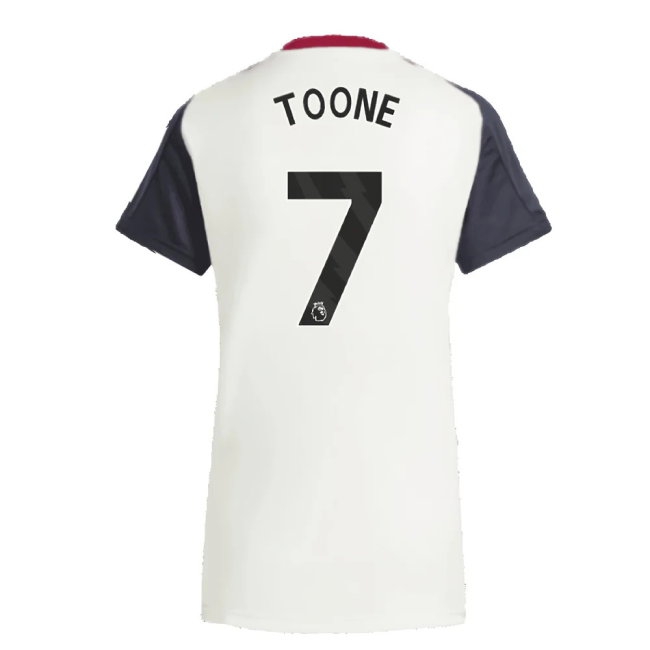 2025 Man Utd Training Jersey (Off White) - Womens (Toone 7) — Shop Now