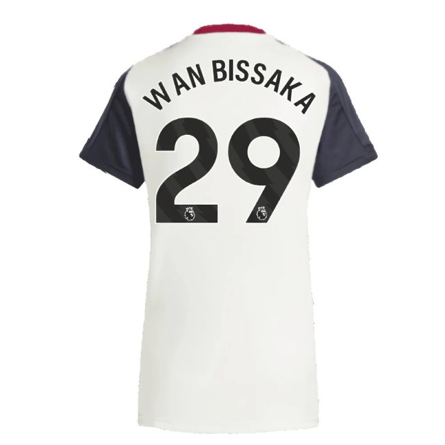 2025 Man Utd Training Jersey (Off White) - Womens (Wan Bissaka 29) — Buy Now