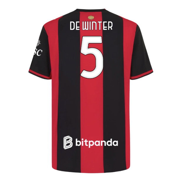 2026-2027 AC Milan Player Version Home Shirt (De Winter 5) — Buy Now