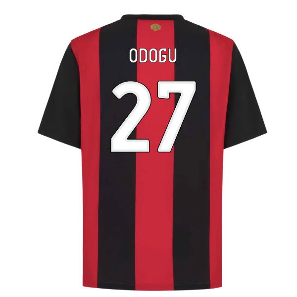 2026-2027 AC Milan Home Shirt (Odogu 27) — Shop Online