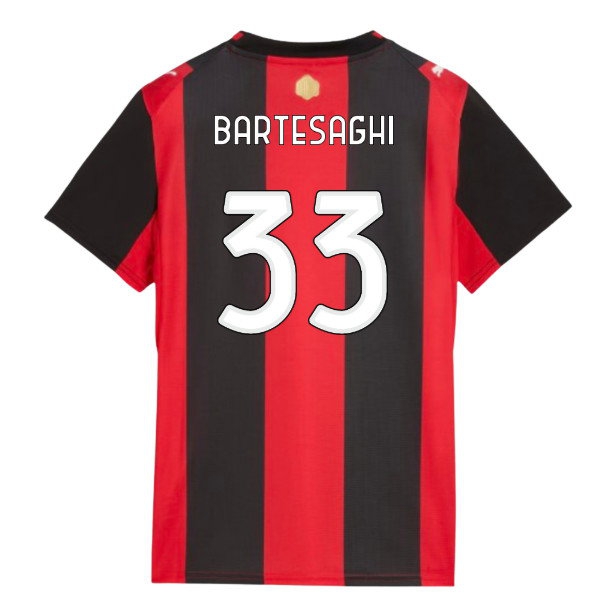 2026-2027 AC Milan Home Shirt (Womens) (Bartesaghi 33) — Buy Online