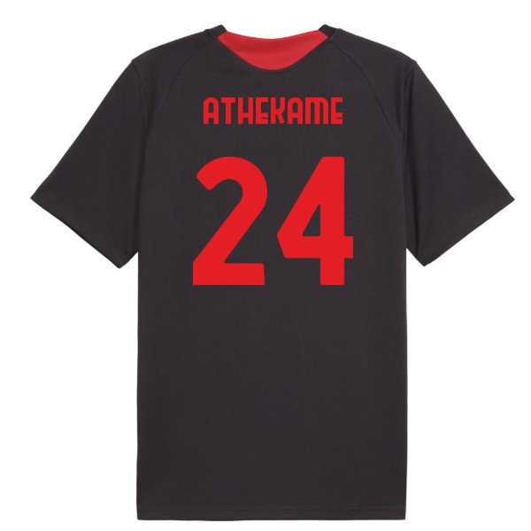 2026-2027 AC Milan Training Jersey (Flat Dark Gray) (Athekame 24) — Shop Now