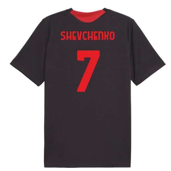 2026-2027 AC Milan Training Jersey (Flat Dark Gray) (Shevchenko 7) — Shop Online