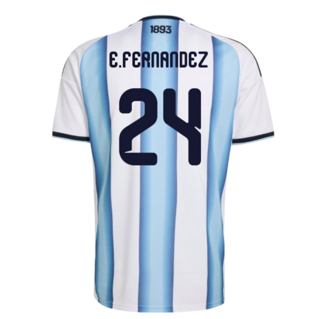 2026-2027 Argentina Home Shirt (E.Fernandez 24) — Shop Now