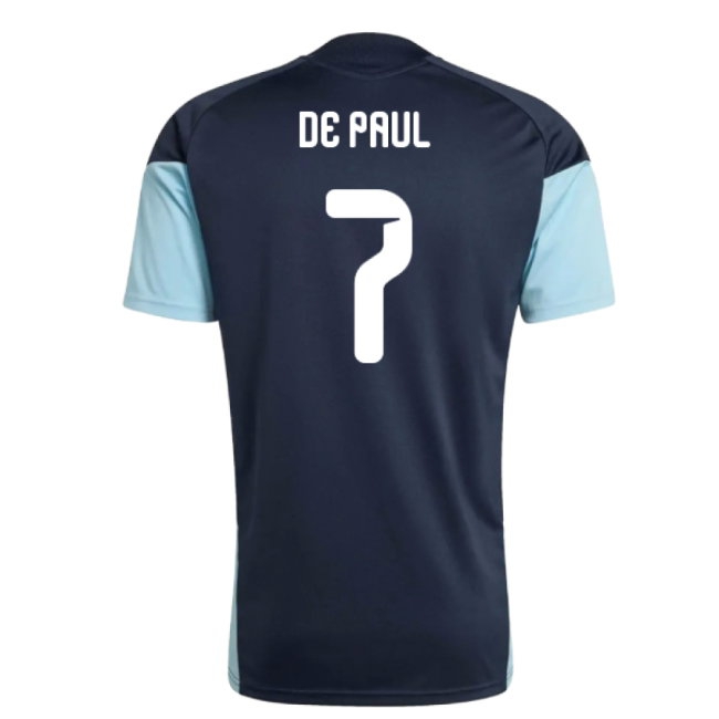 2026-2027 Argentina Training Jersey (Night Navy) (De Paul 7) — Buy Online