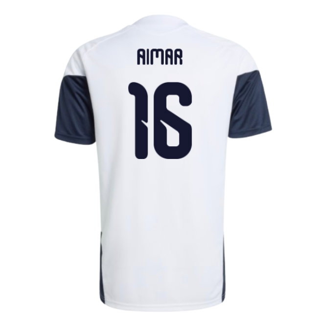 2026-2027 Argentina Training Jersey (White) (Aimar 16) — Buy Online