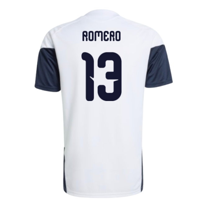 2026-2027 Argentina Training Jersey (White) (Romero 13) — Buy Now