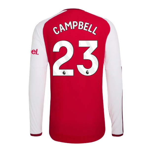 2026-2027 Arsenal Player Version Long Sleeve Home Shirt (Campbell 23) — Shop Online