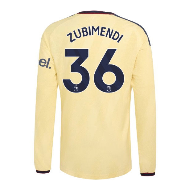 2026-2027 Arsenal Player Version Long Sleeve Third Shirt (Zubimendi 36) — Shop Online