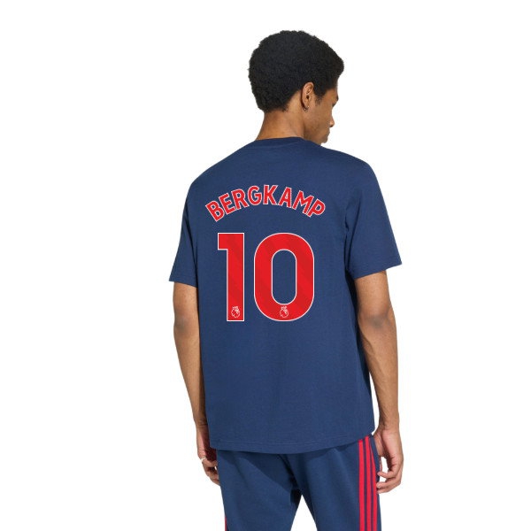 2026-2027 Arsenal DNA Graphic Tee (Navy) (Bergkamp 10) — Buy Online