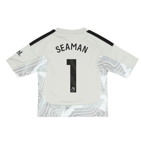 2026-2027 Arsenal Home Goalkeeper Mini Kit (Grey) (Seaman 1) — Shop Online