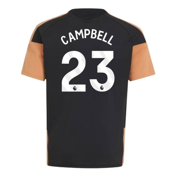 2026-2027 Arsenal Training Jersey (Black) - Kids (Campbell 23) — Buy Online