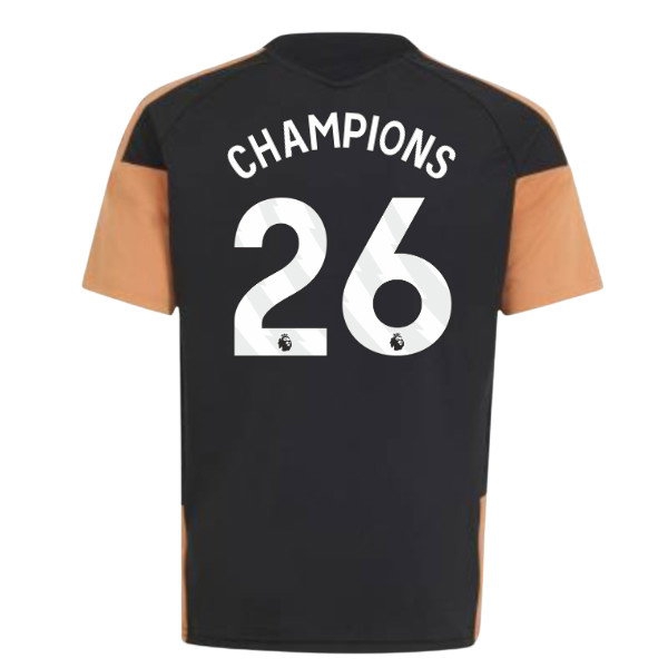 2026-2027 Arsenal Training Jersey (Black) - Kids (Champions 26) — Shop Now