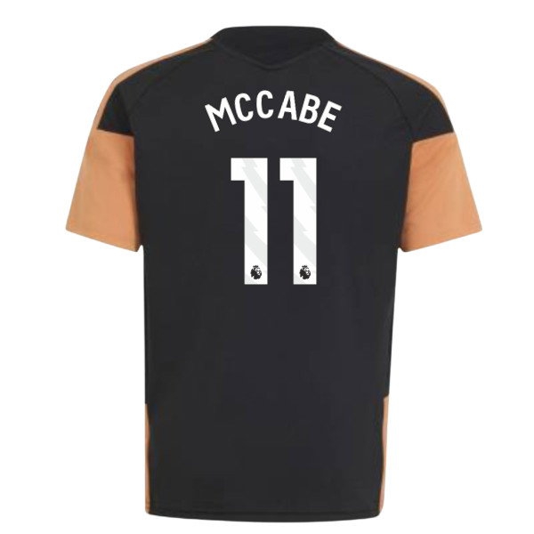 2026-2027 Arsenal Training Jersey (Black) - Kids (McCabe 11) — Buy Online